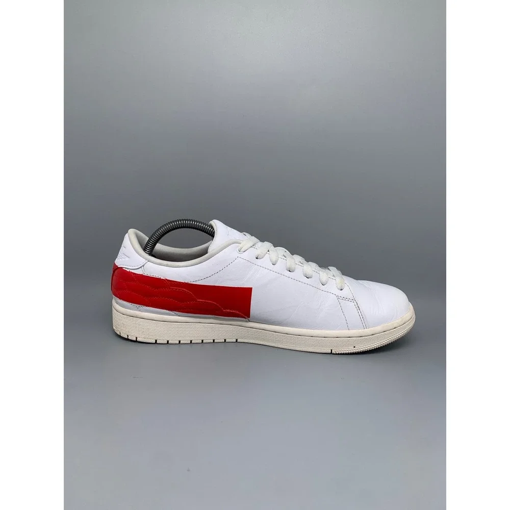 Jordan Centre Court White University Red Shoes DJ2756-101 Men's Sz 10